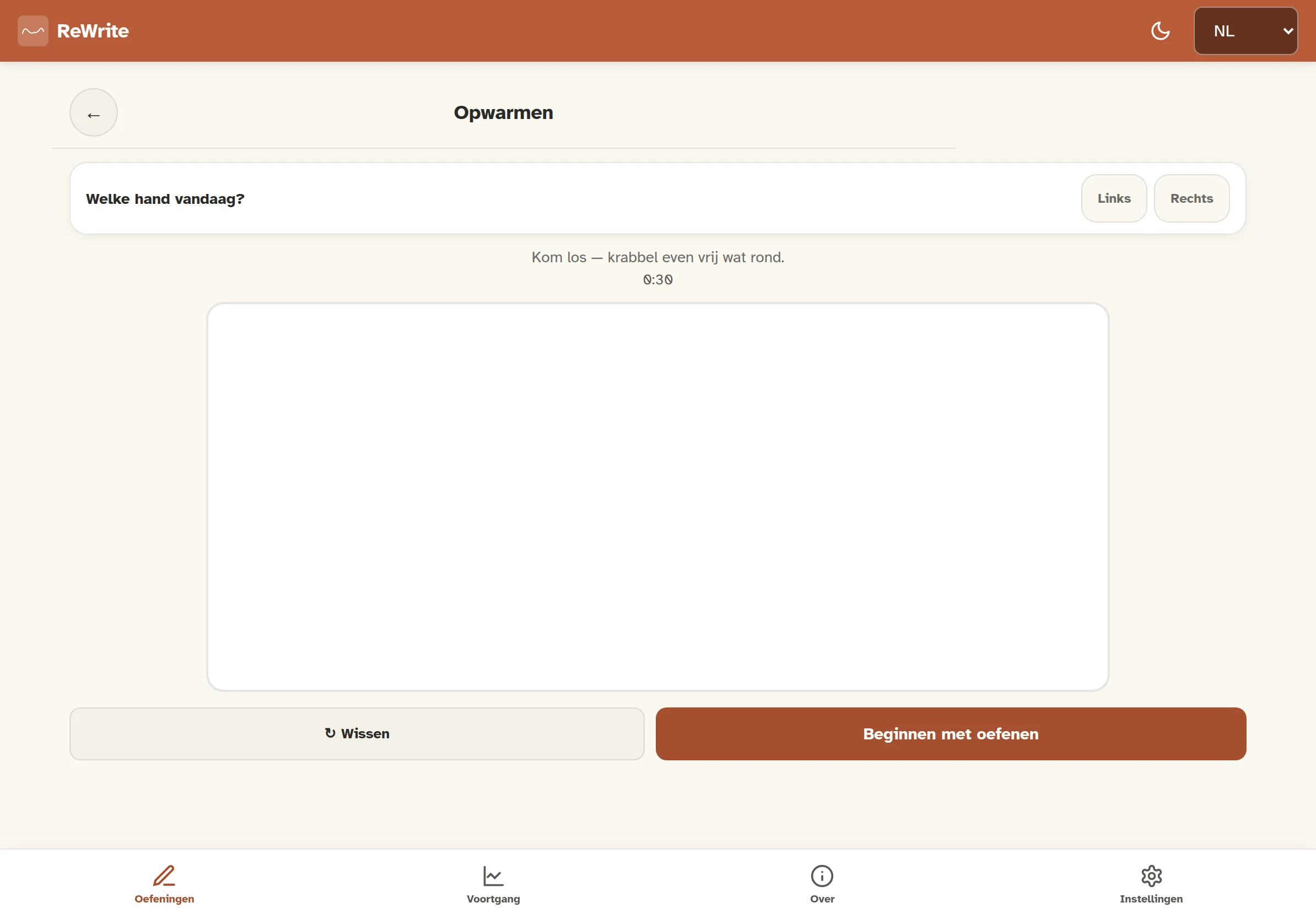 ReWrite op een iPad